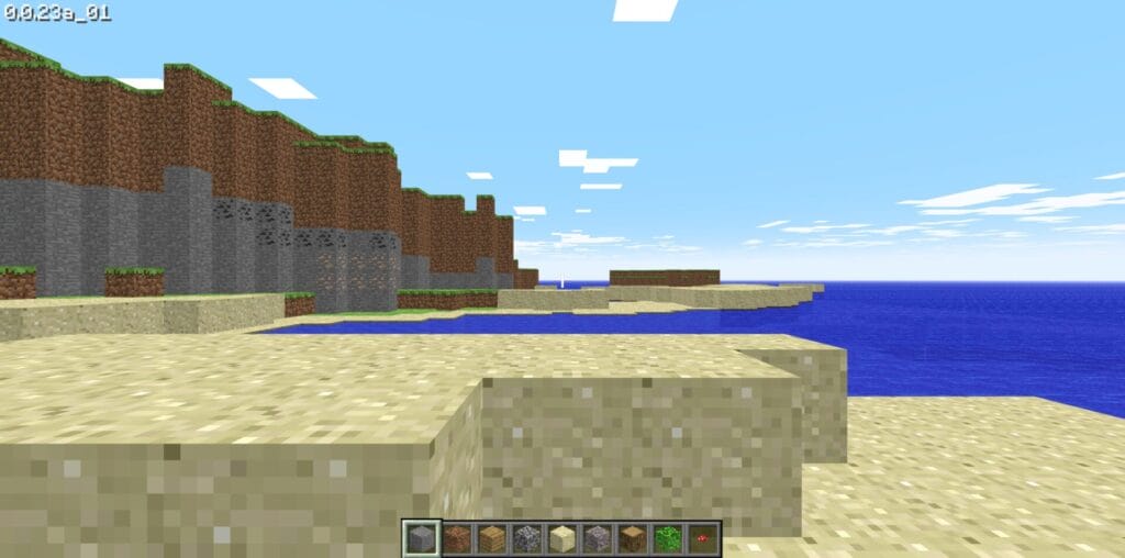 Minecraft classicをプレイする