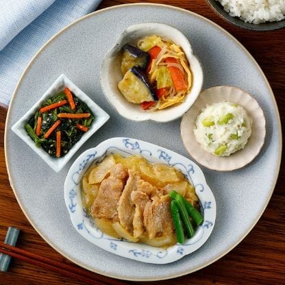 きくばりごぜん 豚肉のしょうが焼き