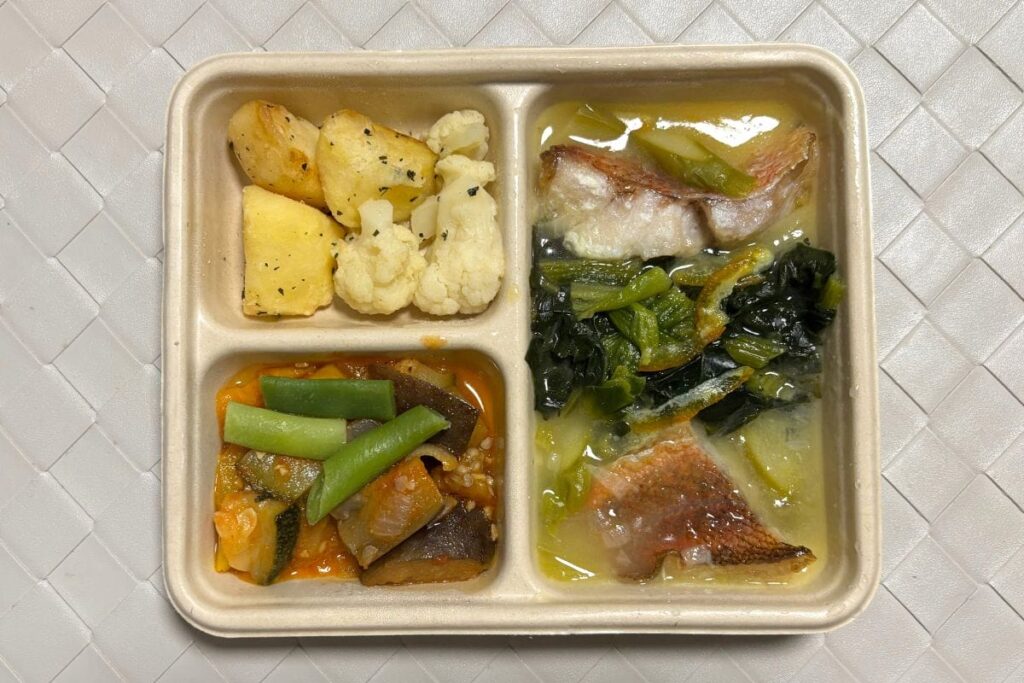 デリピックス-赤魚のオーブン焼き 夏みかんとオレンジリキュールのソース