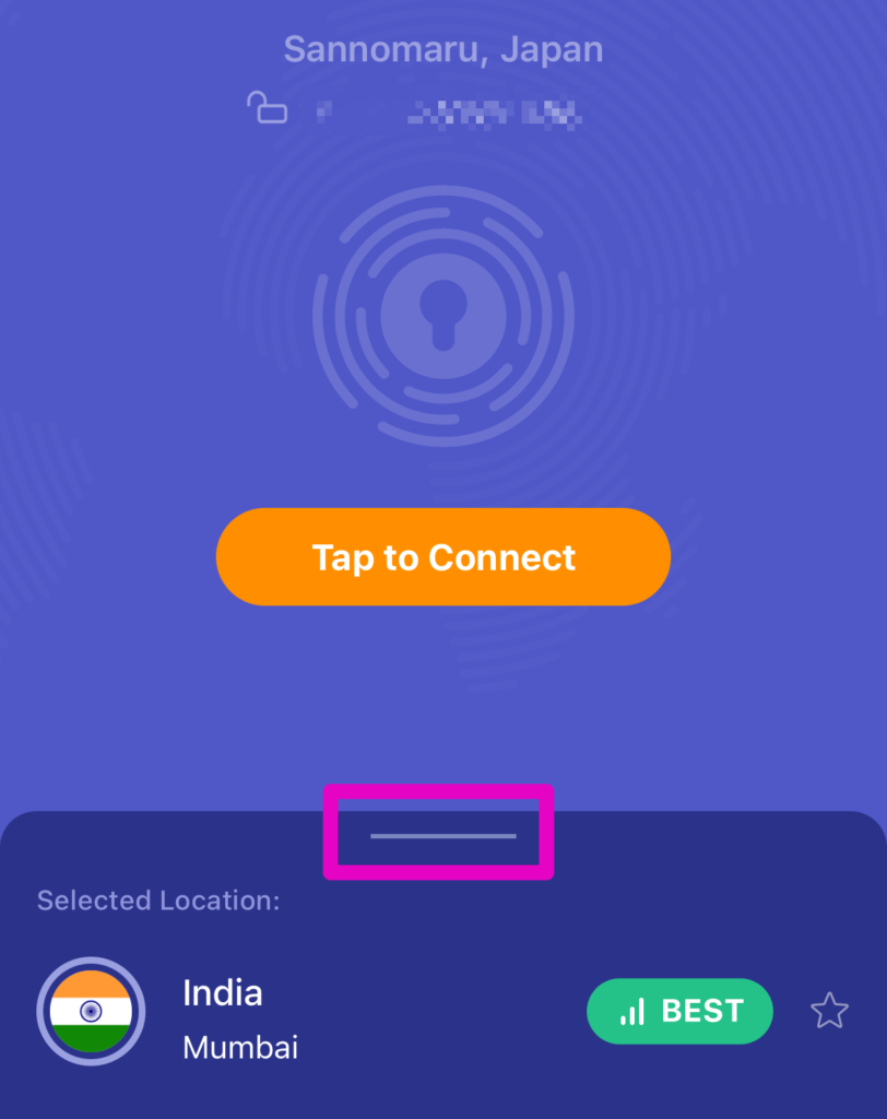 画面をスクロール