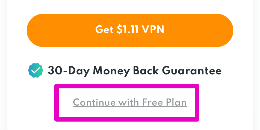 Freeプランで続ける