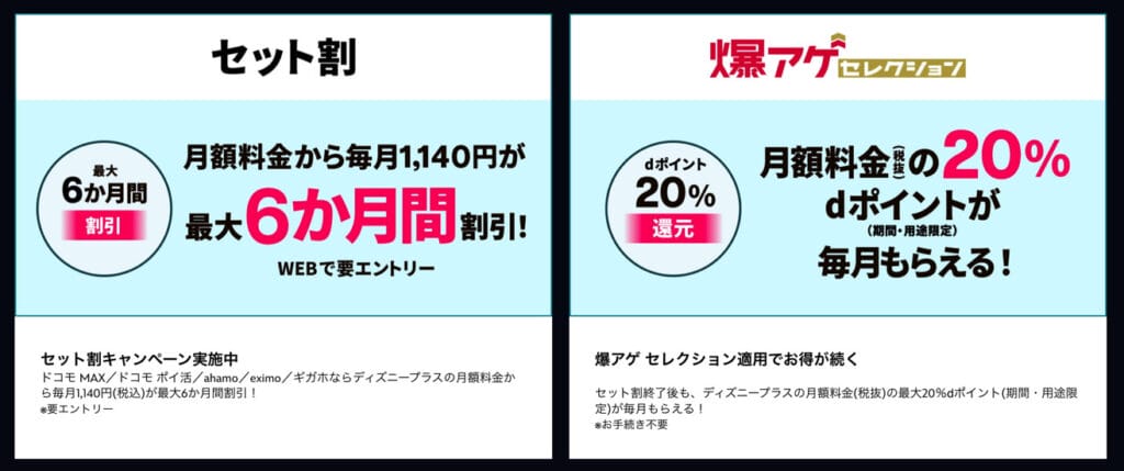 ディズニープラス　ドコモから入会