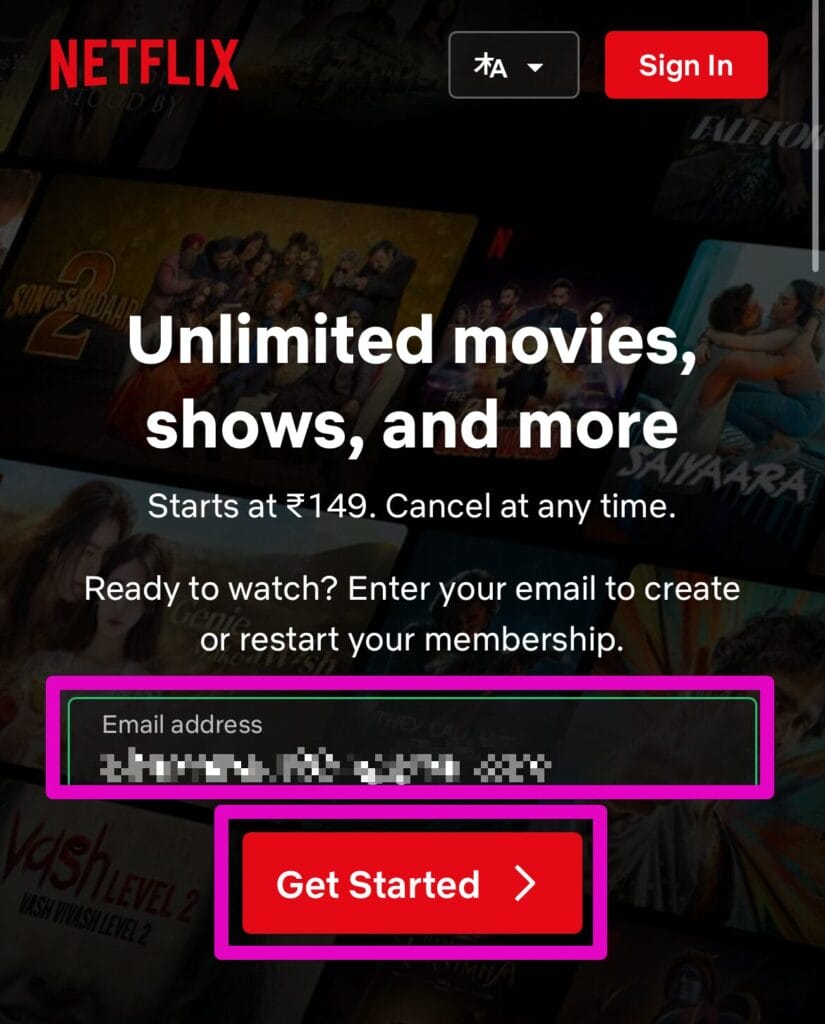 メールアドレスを登録